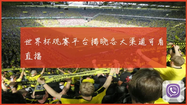 世界杯观赛平台揭晓各大渠道可看直播